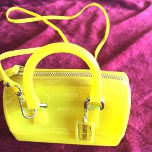 Furla Candy Bag, Yellow, excellent!